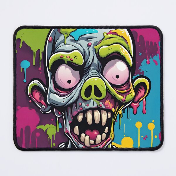 Item preview, Colorful Chaos: Paint-Drip Zombie designed and sold by javaoverride.