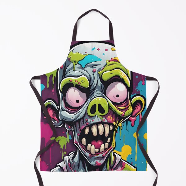 Item preview, Colorful Chaos: Paint-Drip Zombie designed and sold by javaoverride.