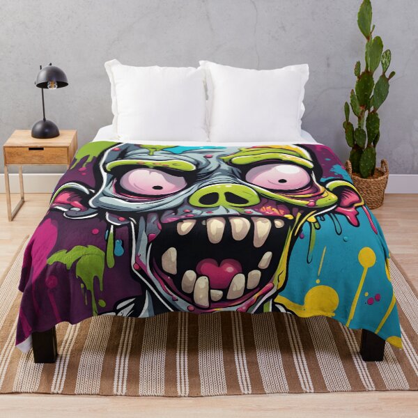 Item preview, Colorful Chaos: Paint-Drip Zombie designed and sold by javaoverride.