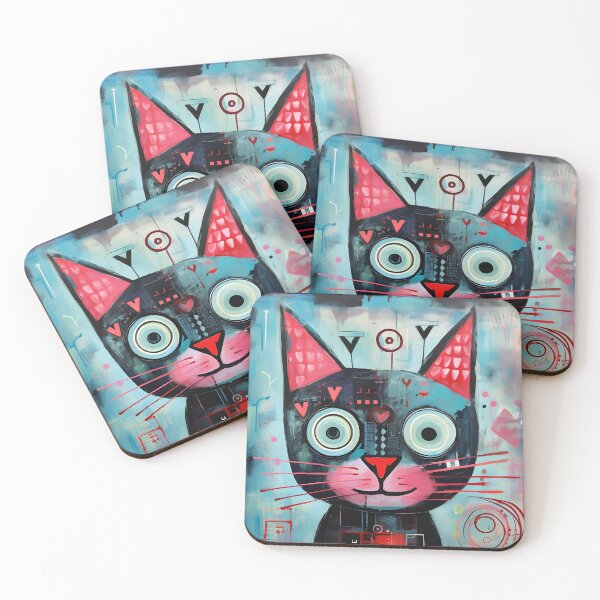 Item preview, Animal Art | funny cat designed and sold by Fractal-Graphic.