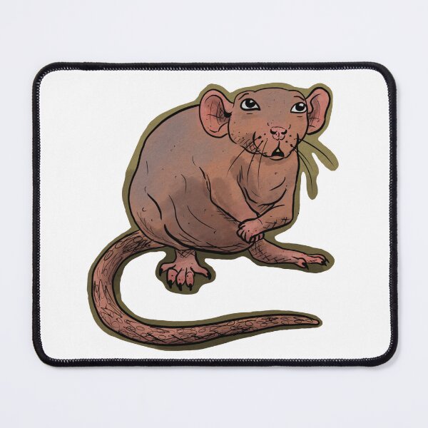 Item preview, Naked rat designed and sold by RootSpellStudio.