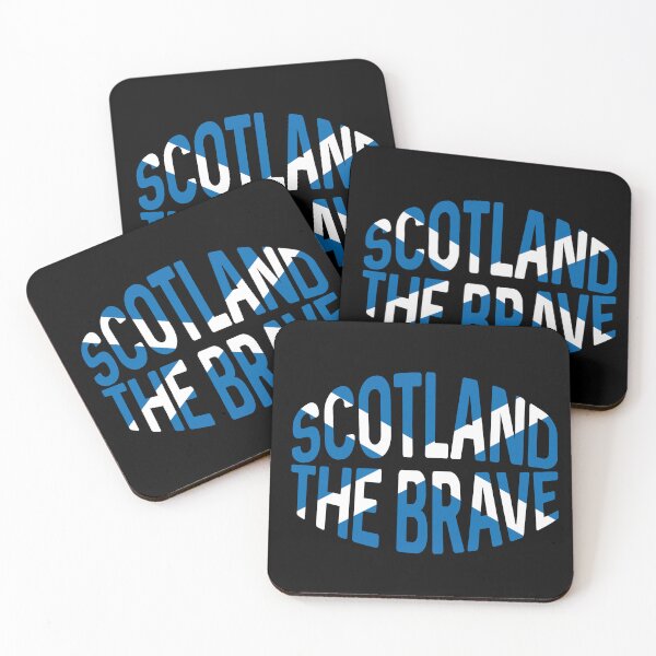 Item preview, SCOTLAND THE BRAVE, Saltire Typography Design designed and sold by MacPean.