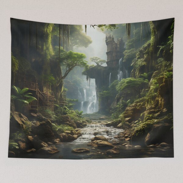 Item preview, Sacred Falls: Realm of the Forgotten Temples designed and sold by oanaunciuleanu.