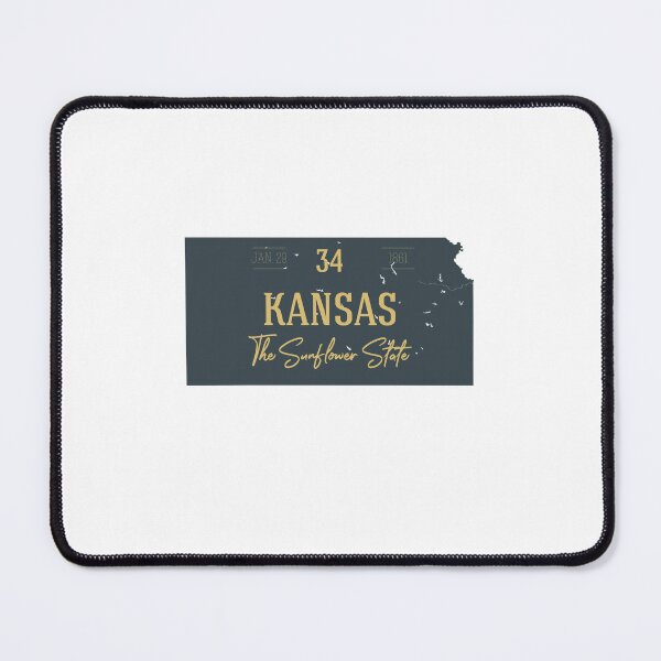 Item preview, American state map. Kansas. The Sunflower State designed and sold by dk-design85.