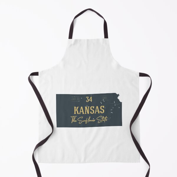 Artikelvorschau, Amerikanische Staatskarte. Kansas. Der Sonnenblumenstaat entworfen und verkauft von dk-design85.