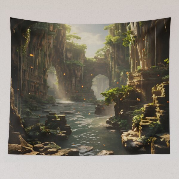Item preview, Sacred Falls: Realm of the Forgotten Temples designed and sold by oanaunciuleanu.