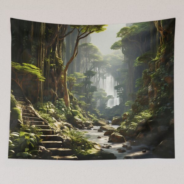 Item preview, Sacred Falls: Realm of the Forgotten Temples designed and sold by oanaunciuleanu.