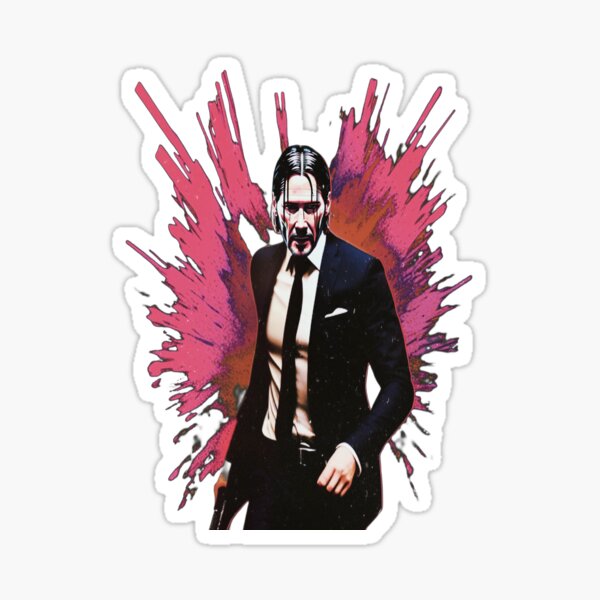 John Wick Stickers for Sale