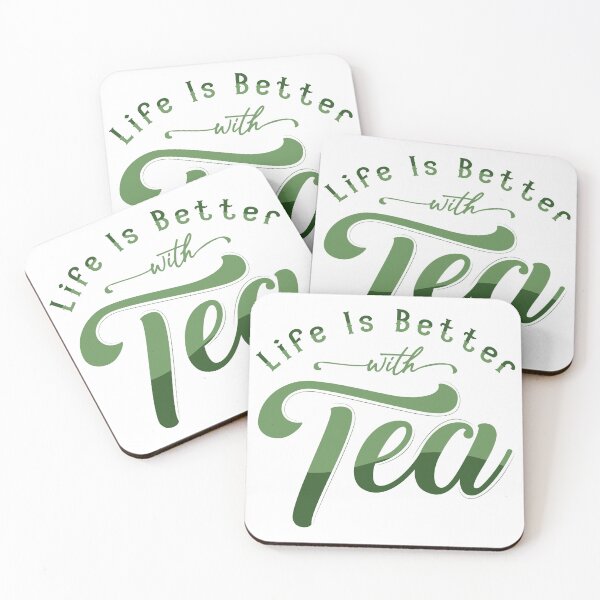 Item preview, Life is better with tea (green) designed and sold by suntra.