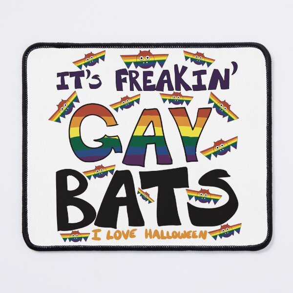 Item preview, Freakin' Gay Bats - Rainbow designed and sold by KawaiiCryptid.