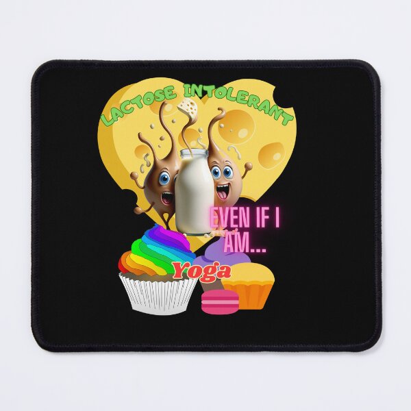 Item preview, LACTOSE INTOLERANT EVEN IF I AM YOGA designed and sold by carlos crane.