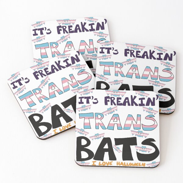 Item preview, Freakin' Trans Bats designed and sold by KawaiiCryptid.