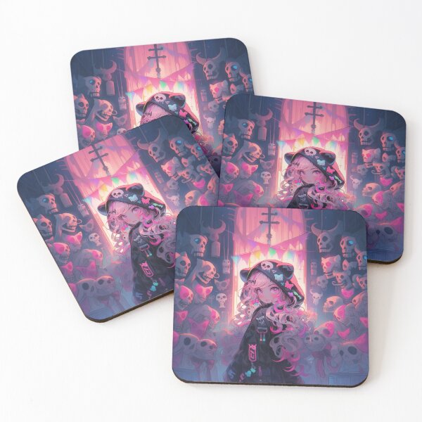 Item preview, Cute little girl with cat ears sticker, iPhone case designed and sold by pencil-art98.
