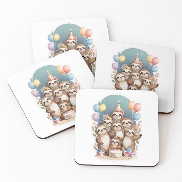 Item preview, Sloth Birthday Party  designed and sold by LabZoidd.