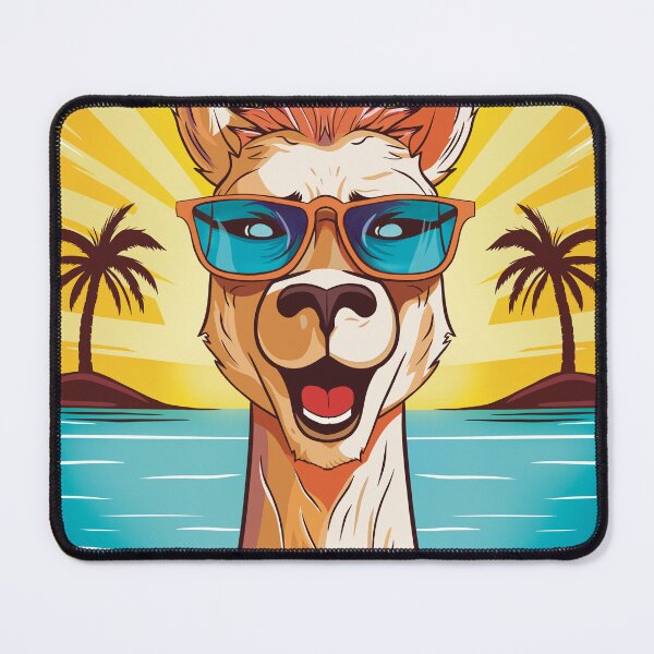 Item preview, Sunset With Funny llama with Sunglasses  designed and sold by Waveval.