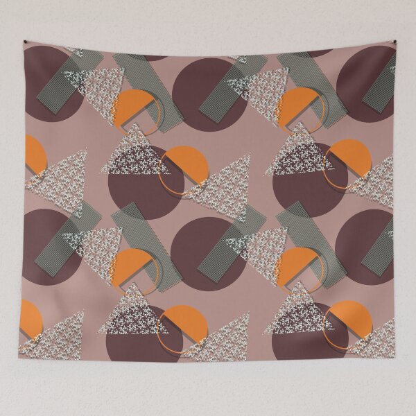 Item preview, Modern geometric retro pattern designed and sold by Ninaeva.