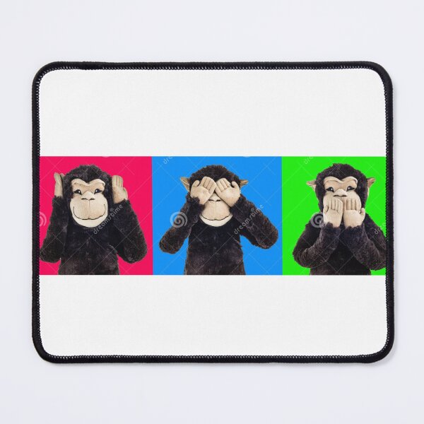Item preview, the three monkeys designed and sold by TrendyTextiles.