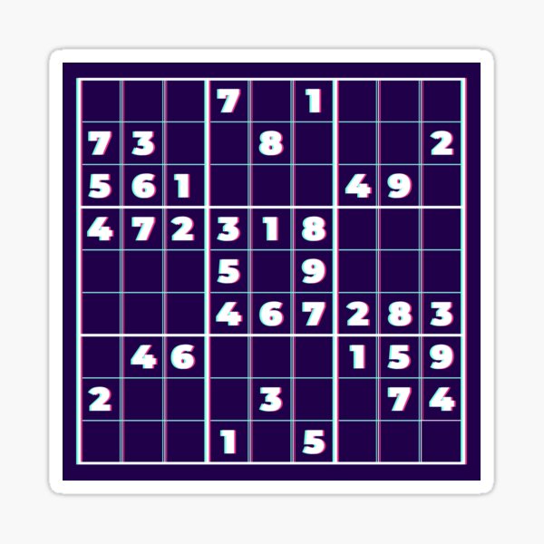 Item preview, Sudoku Puzzle Glitch | Puzzle #10 designed and sold by beanibooi.
