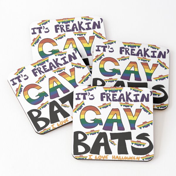 Item preview, Freakin' Gay Bats - Rainbow designed and sold by KawaiiCryptid.