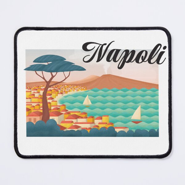 Item preview, Napoli city postcard  designed and sold by IreneCanovi.