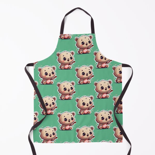 Item preview, Kawaii Cute Bear Pink Playing Guitar designed and sold by FenwickDesign99.