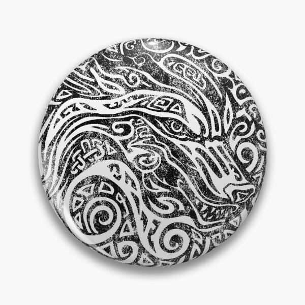 Item preview, White and black dragon, white viking dragon, viking ornament, celtic motif , for the husband, viking dragon, for dad, dad, happy dads day designed and sold by PRYMULLART.
