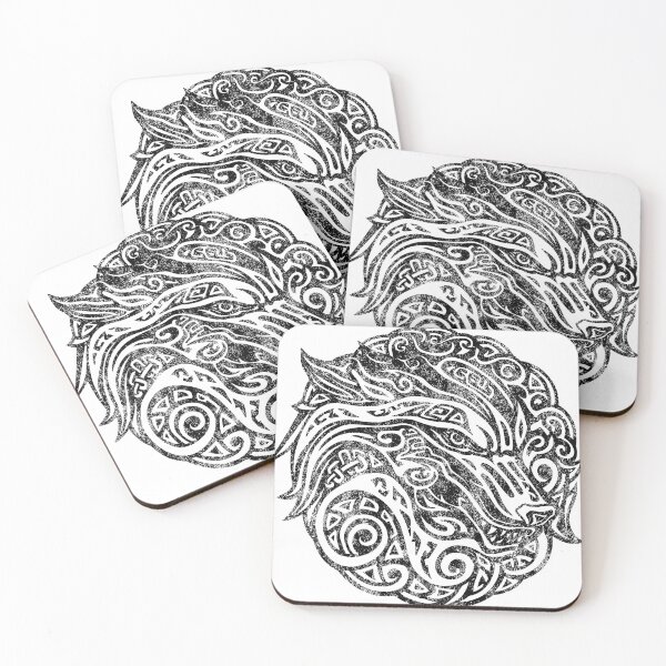 Item preview, White and black dragon, white viking dragon, viking ornament, celtic motif , for the husband, viking dragon, for dad, dad, happy dads day designed and sold by PRYMULLART.
