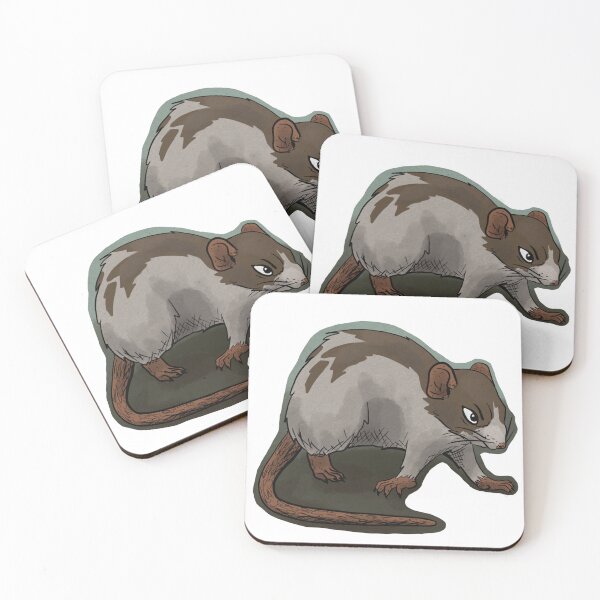 Item preview, Defensive rat designed and sold by RootSpellStudio.