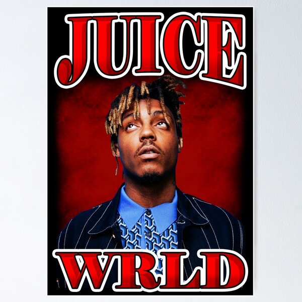 Rapper Singer Juice Wrld Paintings Posters Wall Art Canvas Print