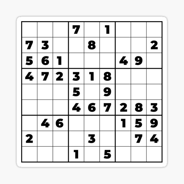 Sudoku Puzzle Blue and White, Puzzle #1 Art Board Print for Sale by  beanibooi