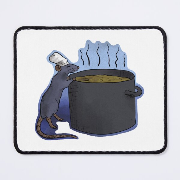 Item preview, Little chef rat designed and sold by RootSpellStudio.