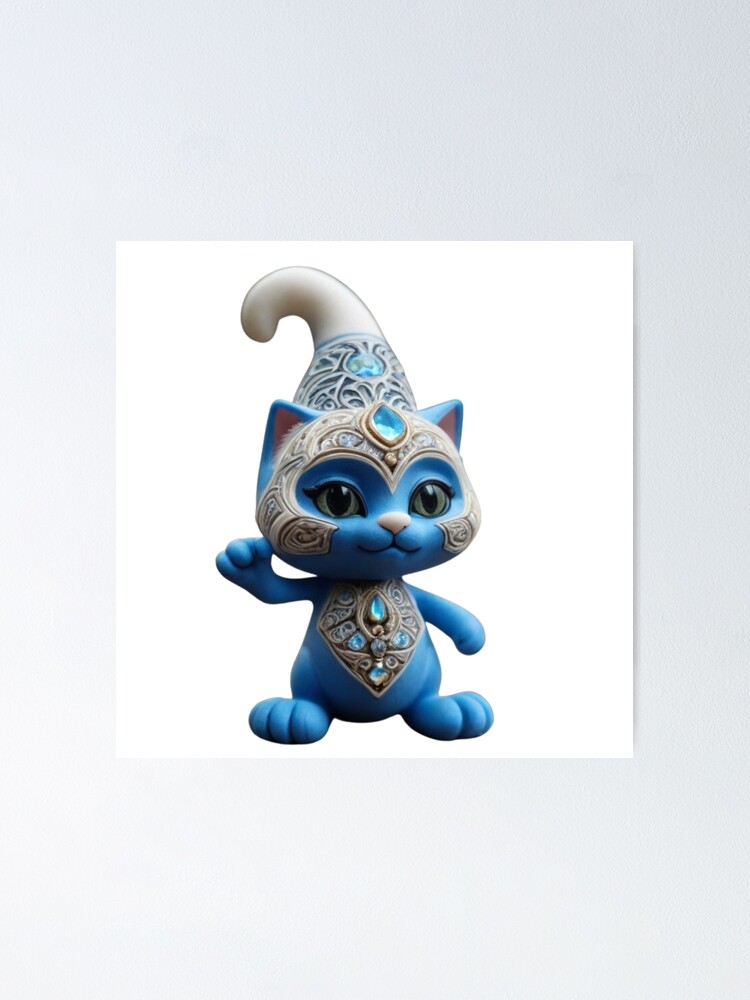  Smurf Cat Sticker Decal : Handmade Products