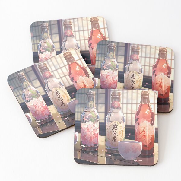 Item preview, Japanese Sake - Anime Wallpaper designed and sold by KAIGAME Art.