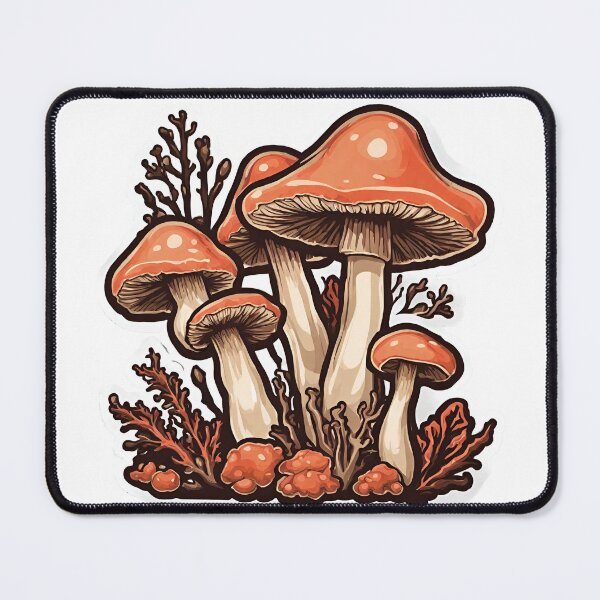 Item preview, Mystical red toadstool with coral designed and sold by Kamil Król.