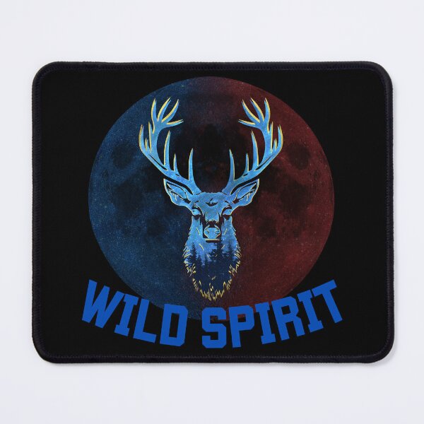 Item preview, Wild Spirit Deer Moon designed and sold by HiroChant.