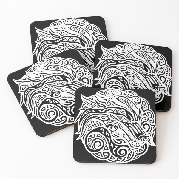 Item preview, White and black dragon, white viking dragon, viking ornament, celtic motif , for the husband, viking dragon, for dad, dad, happy dads day designed and sold by PRYMULLART.