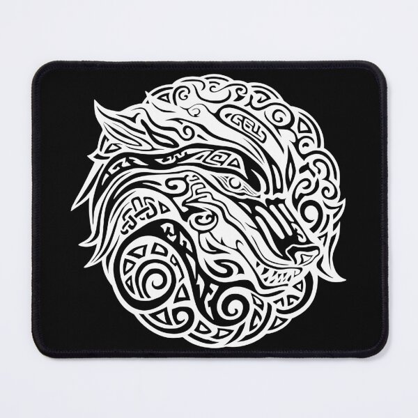 Item preview, White and black dragon, white viking dragon, viking ornament, celtic motif , for the husband, viking dragon, for dad, dad, happy dads day designed and sold by PRYMULLART.