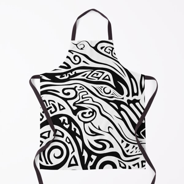 Item preview, White and black dragon, white viking dragon, viking ornament, celtic motif , for the husband, viking dragon, for dad, dad, happy dads day designed and sold by PRYMULLART.