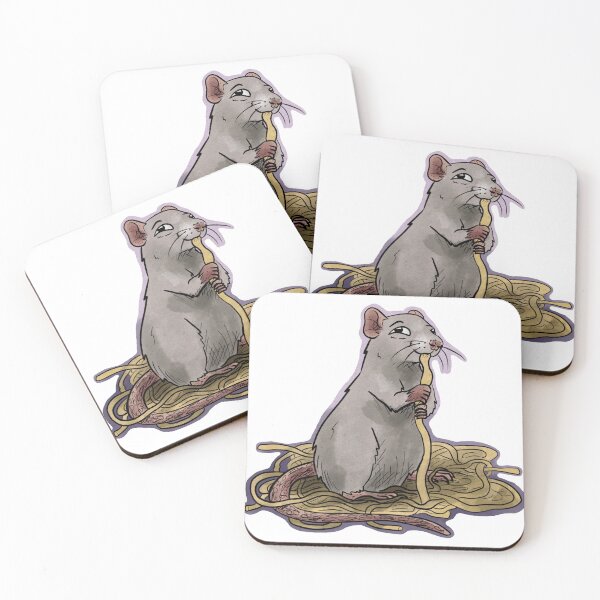 Item preview, Noodle rat designed and sold by RootSpellStudio.