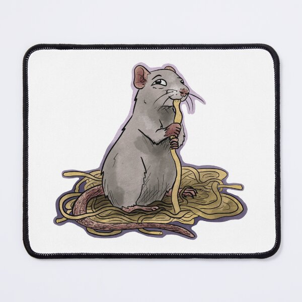 Item preview, Noodle rat designed and sold by RootSpellStudio.