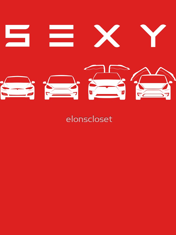 S3XY Tesla - Modell S, Modell 3, Modell X, Modell Y - Elon Musk von elonscloset