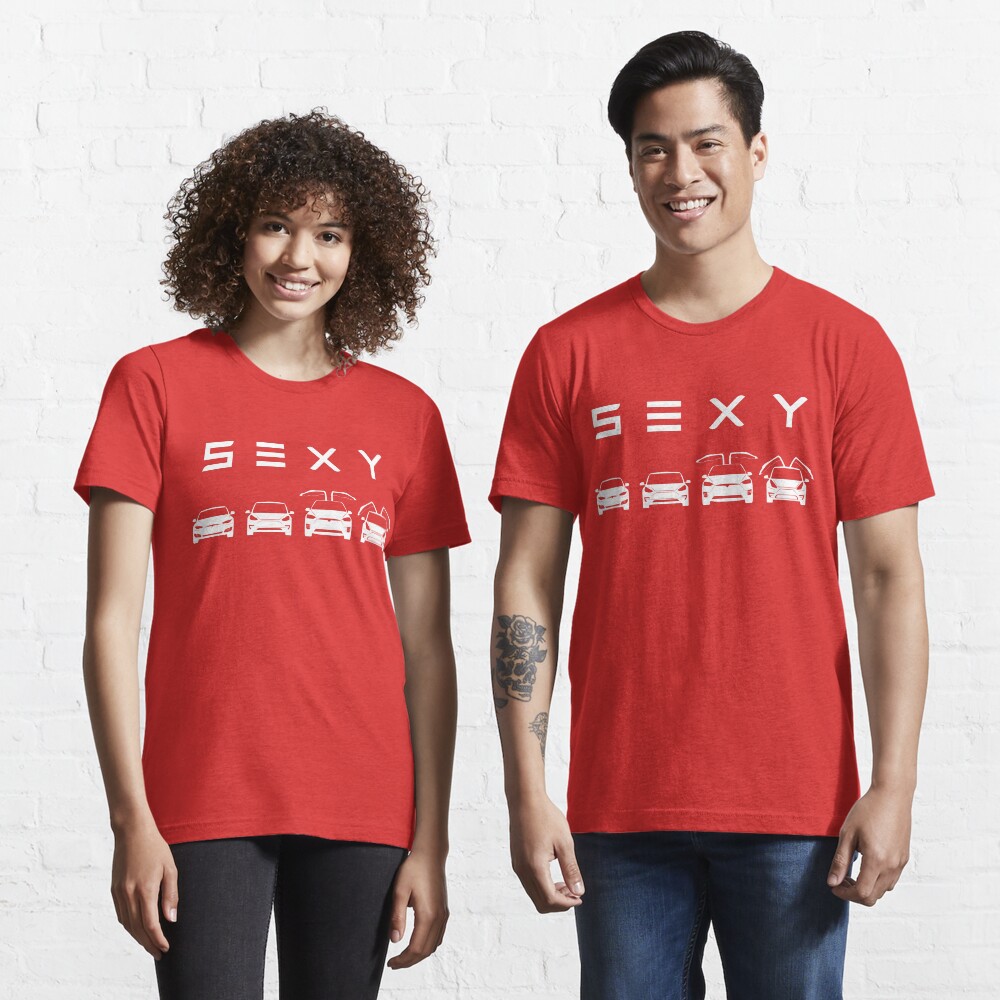 S3XY Tesla - Modell S, Modell 3, Modell X, Modell Y - Elon Musk Essential T-Shirt