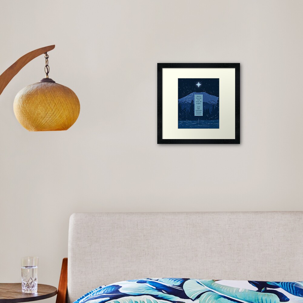 Frozen Pines (Part 3) Art Print