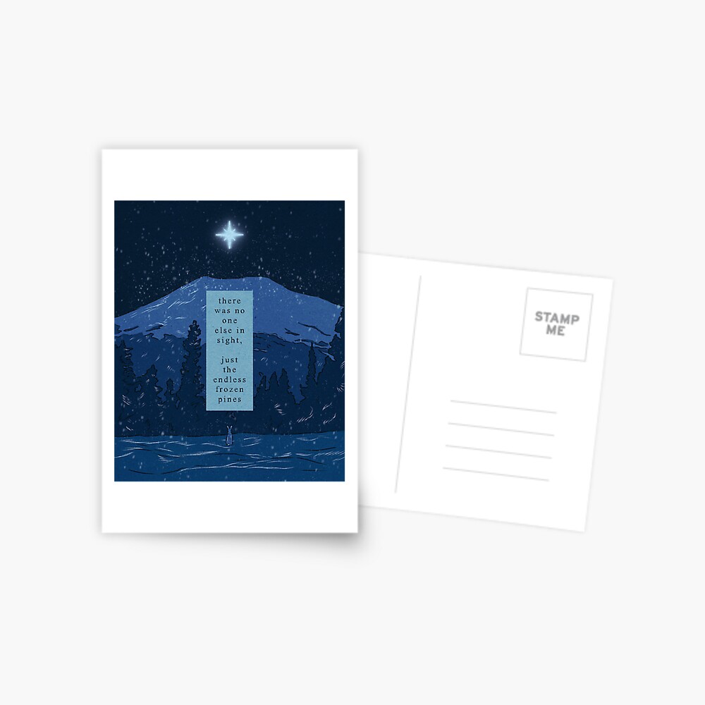 Frozen Pines (Part 3) Art Print