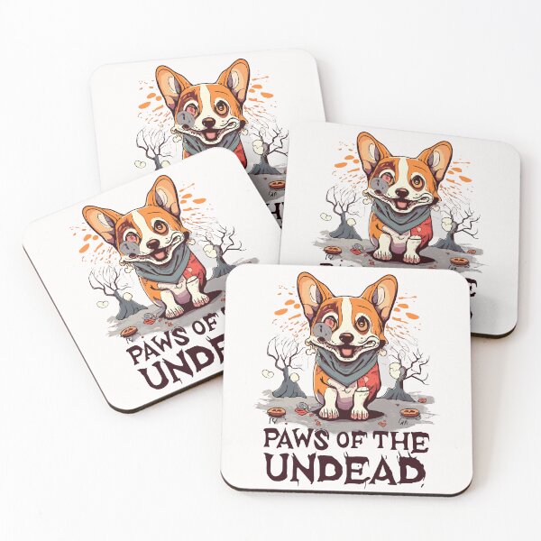 Item preview, Cute Halloween Corgi: Paws Of The Dead designed and sold by Witcrafters.