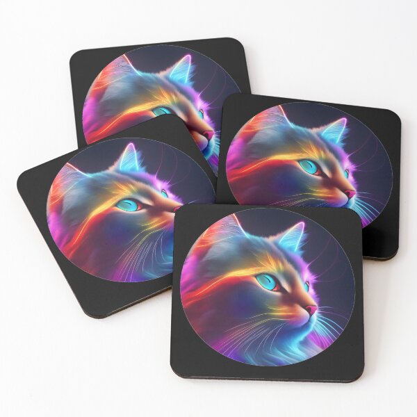Item preview, Art Cat 3D for art lovers and cat lovers designed and sold by artbyveresca.
