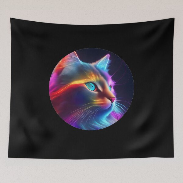 Item preview, Art Cat 3D for art lovers and cat lovers designed and sold by artbyveresca.