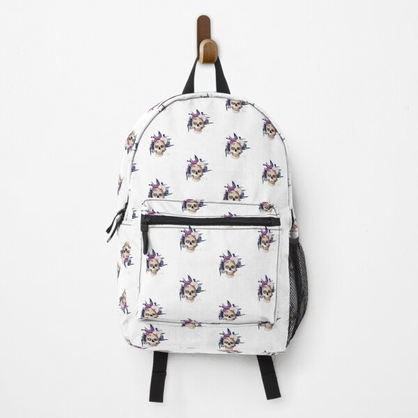 Item preview, floral skull designed and sold by TrendyTextiles.