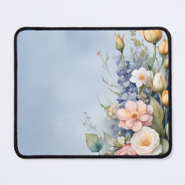 Item preview, Vintage wild flowers blue sky designed and sold by VanillaBlueSky.
