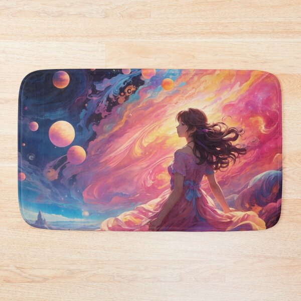 Item preview, 006 Planets and Galaxy In a Psychedelic Landscape designed and sold by Alexis Art Collection.